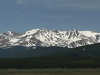 Vue du mont Massive.