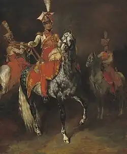 Trompette à cheval de la Garde Impériale de Napoléon, Washington, National Gallery of Art.