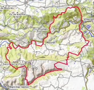 Carte topographique.