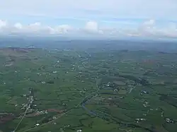 Les méandres de la Mourne, entre Omagh et Newton Stewart.
