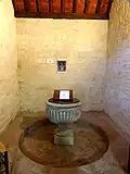 Chapelle des fonts baptismaux.