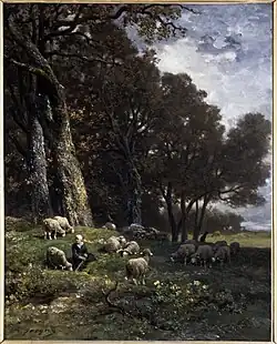 Moutons au pâturage, 1873, musée des Beaux-Arts de Reims.