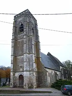 Le clocher de l'église.