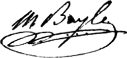 signature de Moyse Bayle