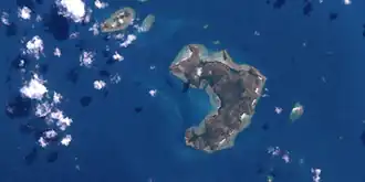Une image satellite de l’île du Mont Adolphus