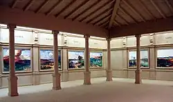 Salle des paysages grecs à la Pinacothèque.