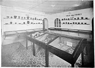 Une salle du musée en 1931.