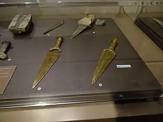 Reconstitution du poignard de Crussol