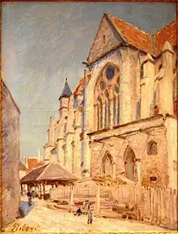 L'Église de Moret (1894)Avignon, musée Calvet.