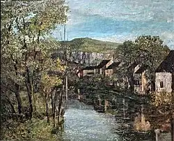 Vue d'Ornans ou Le Miroir d'Ornans (1872)