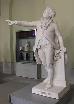 Statue de Mirabeau.