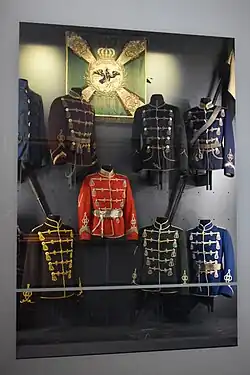 Uniformes de hussards.