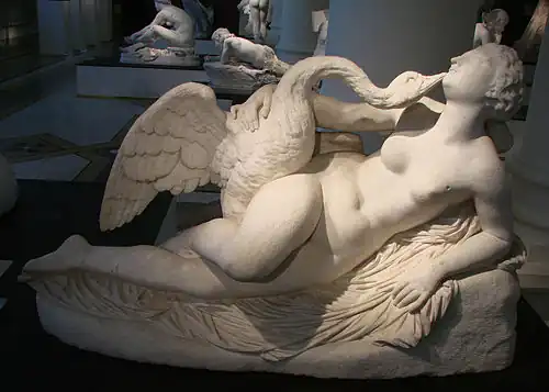 Léda et le cygne (1864), Amiens, musée de Picardie.