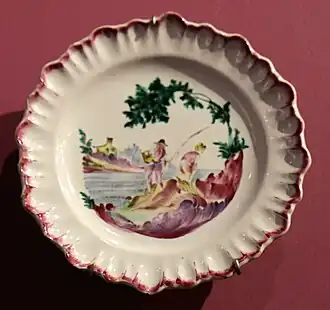 Assiette contournée