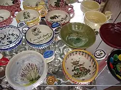 Tastes vins en céramique, au musée records et collections de Carpentras.