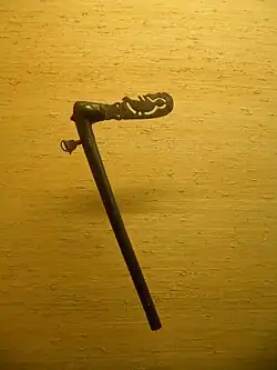 Récade du Dahomey (Musée royal de l'Afrique centrale, Tervuren, Belgique).