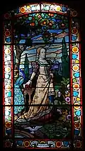 Vitrail de Louise Labé par Lucien Bégule.