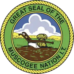Description de l'image Muscogee Nation Seal.png.