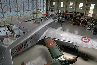Vue de l'avion.