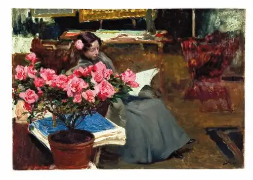 Clotilde dans l'atelier, 1900Musée Sorolla, Madrid