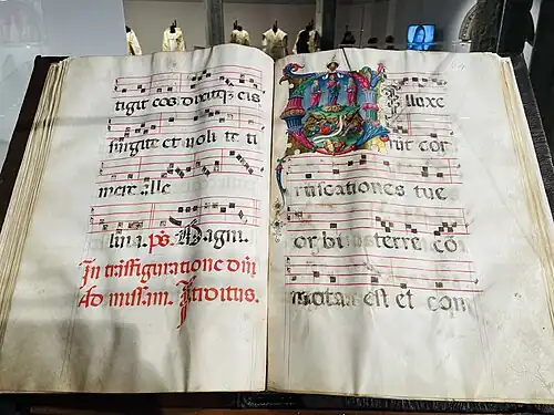 Maître lombard, Livre de chœur (1480-90).