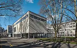 Le Museum für Gestaltung, avec la typographie conçue par Ernst Keller (1933).