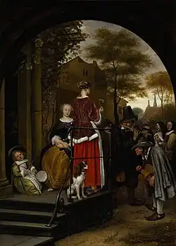 Jan Steen, Musiciens ambulants, 1659, Alcott House.