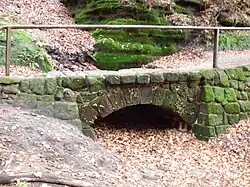 Petit pont vers la Pravčická brána en 1880