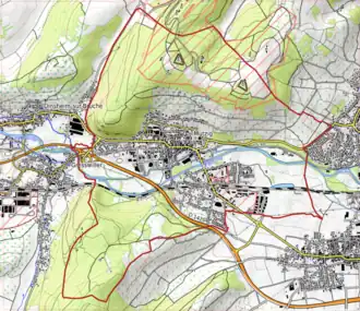 Carte topographique.