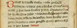 Cette image illustre la recette du brouet de cannelle du manuscrit de Sion.