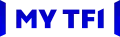 Logo de MyTF1, réalisé par l'agence 4uatre du 11 juin 2019 au 8 janvier 2024.