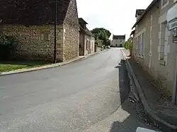 La rue de la Lochetterie en 2011.