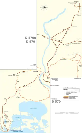 Carte de la route.