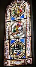 Vitrail de la nef.