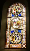Vitrail de la nef.