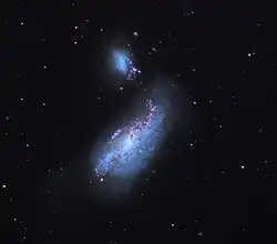 NGC 4490 et NGC 4485.