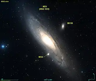 Image illustrative de l’article Galaxie d'Andromède