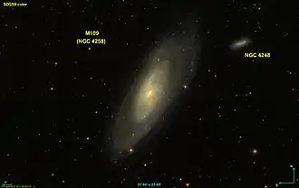 Image illustrative de l’article M106 (galaxie)