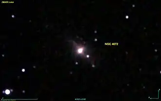 NGC 4672 dans le domaine de l'infrarouge par le relevé 2MASS.