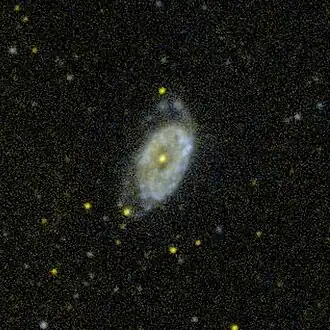 NGC 470 en ultraviolet par le satellite GALEX.