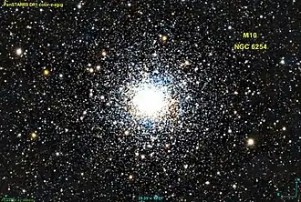 Image illustrative de l’article M10 (amas globulaire)