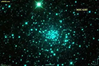 Autre image en infrarouge par le satellite WISE.