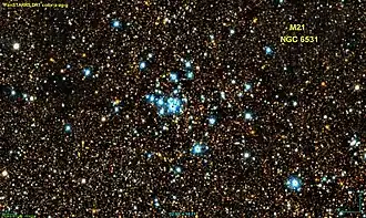 Image illustrative de l’article M21 (amas ouvert)