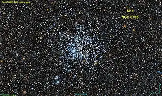 M11 par le relevé Pan-STARRS.