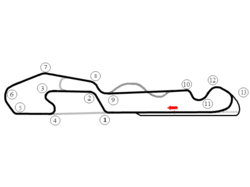 Tracé de la course