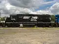 NS #5356 (« nez court ») sur le triage de Botsford. (Ex-Conrail)