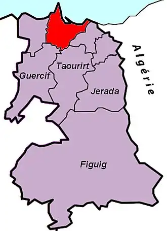 Carte de la circonscription.