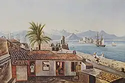 Nauplie. Le quartier de Hourmadia et le Bourtzi.
