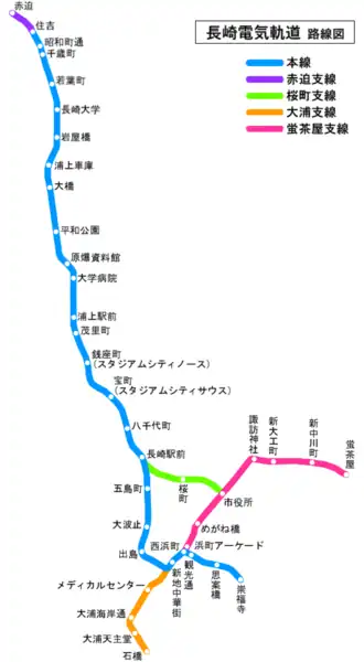 Image illustrative de l’article Tramway de Nagasaki
