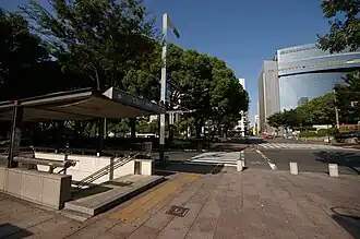 Entrée de la station